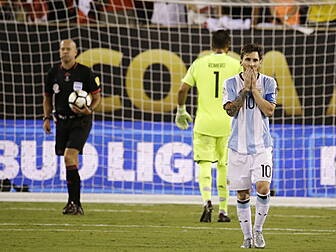The ball Messi sent into orbit...